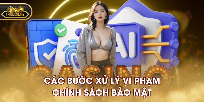 Các bước xử lý vi phạm chính sách bảo mật